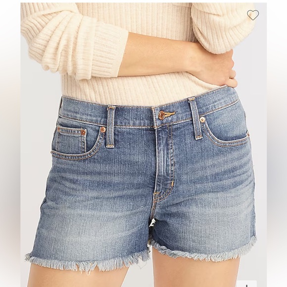 J. Crew Mid-rise denim short in dark wash - Picture 6 of 11